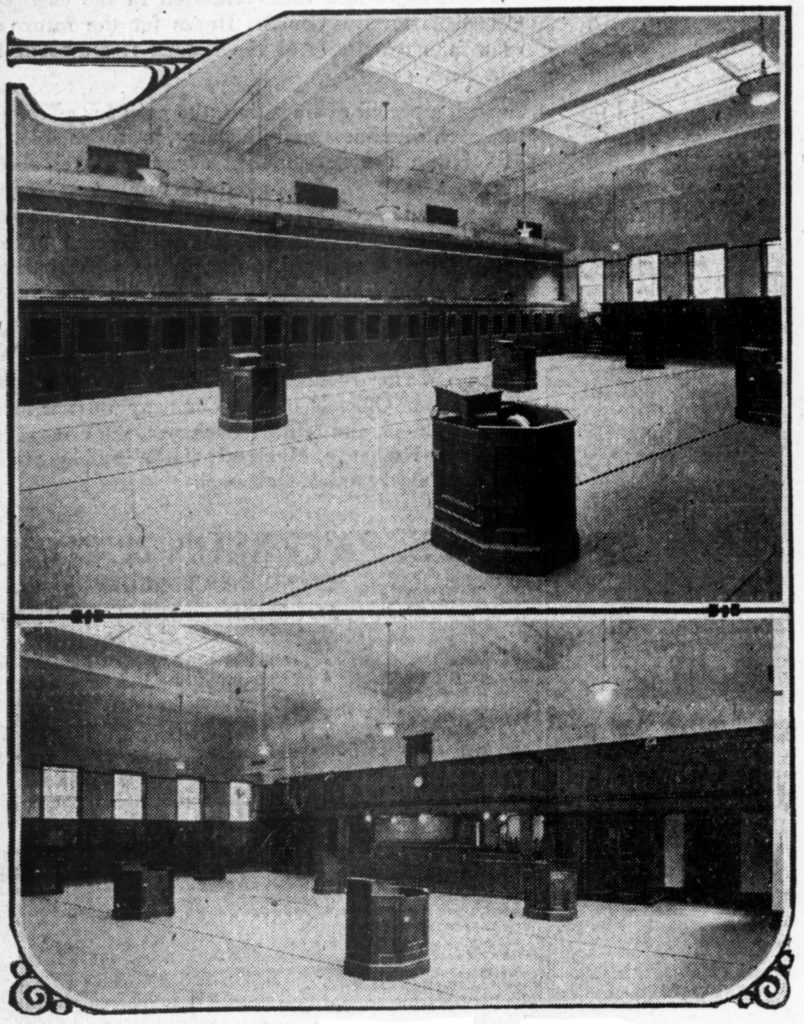 stock exchange trading floor