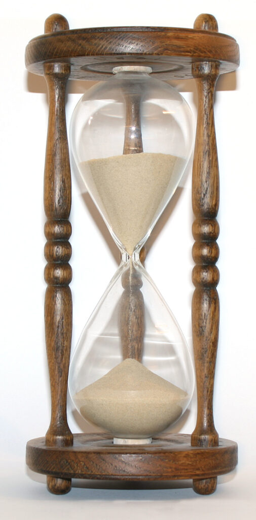 hourglass sand timer